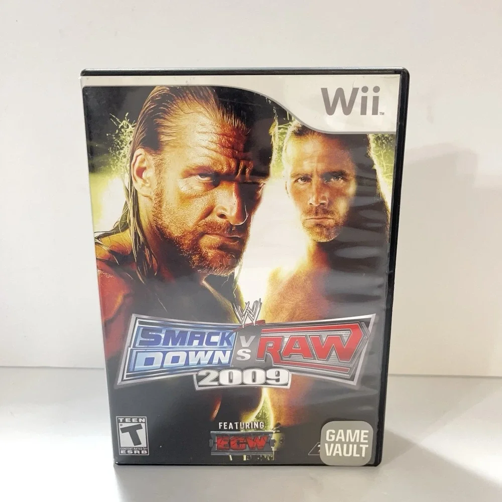 WWE Smackdown vs. Raw 2009 CIB W/ Manual - Tested - Wii